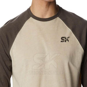 T-shirts Raglan Unis Personnalisés pour l'Été, T-shirts Raglan Unis avec Logo Personnalisé, T-shirts Raglan Unis Marque Privée - Product Image 4