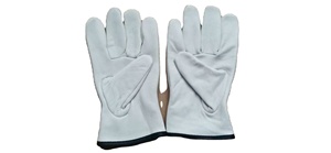 Guantes de Trabajo de Seguridad de Piel de Oveja, Resistentes a Pinchazos, para Jardinería, Conducción y Trabajo Industrial - Product Image 3