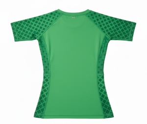 เสื้อรัดรูปแขนสั้นสำหรับผู้หญิง สำหรับกีฬา MMA BJJ แห้งเร็ว ระบายอากาศได้ดี เหมาะสำหรับว่ายน้ำ เล่นเซิร์ฟ และต่อสู้ - Product Image 3