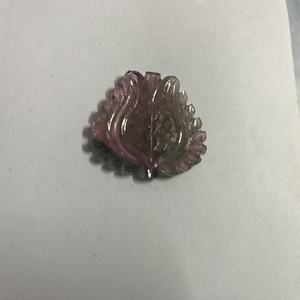 แกะสลักพลอยทัวร์มาลีนธรรมชาติสองสีงานตามสั่งแบบหลวมๆรูปทรงและขนาดที่เป็นเอกลักษณ์ - Product Image 3