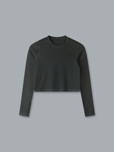 Women's <b>Slim</b> Fit Crew Neck Short Sleeve T Shirt Cotton Stretch <b>Patches</b> Breathable Casual Tee - Product Image 3
