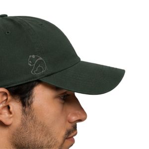 Casquette de baseball minimaliste vert forêt Panda, ajustable, en coton, style décontracté, streetwear, sport, unisexe, personnalisable OEM ODM, vente en gros - Product Image 6