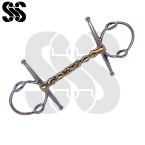 บิตม้าแบบปรับแต่งได้ ทนทานต่อการเกิดสนิม ขนาด 14 มม. ทำจากสแตนเลสสตีล พร้อมห่วงหลวม คุณภาพสูง สำหรับขี่ม้า - Product Image 3