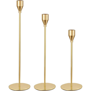 Portavelas de Hierro Contemporáneo para Mesa con Diseño Artesanal Elegante para Sala de Estar, Comedor e Interiores de Hostelería - Product Image 3