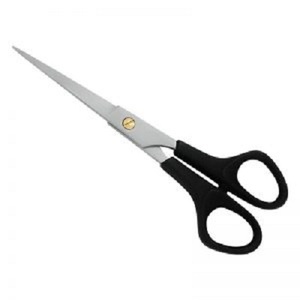 Tijeras de Corte de Pelo Profesionales de Acero Inoxidable de 6.5 Pulgadas con Punta Cerrada y 32 Dientes, para Diestros, Ligeras, con Mango de Acero Inoxidable - Product Image 2