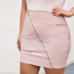 Nuevas Tendencias en Faldas de Moda para Mujer, Fabricante de Ropa, Falda Midi de Cuero Informal de Verano Personalizada para Mujer de Oficina - Product Image 4