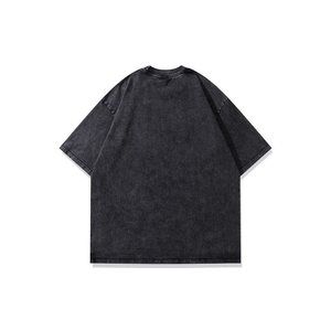 T-shirts basiques de haute qualité en coton de marque premium, style hip-hop, surdimensionnés, pour hommes et femmes - Product Image 2