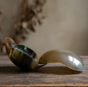 Bol en corne naturelle de qualité supérieure, nouveau design magnifique, forme ronde, idéal pour le riz, la soupe et comme assiette. - Product Image 1