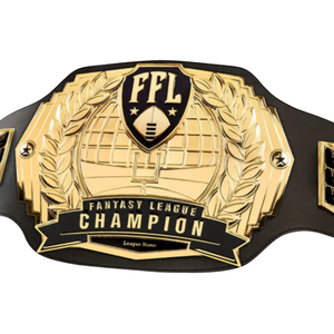 Fantasy League Championship Belt Customizable Sports Award Premium FFL Belt for Fantasy Football League Winner - Product Image 2