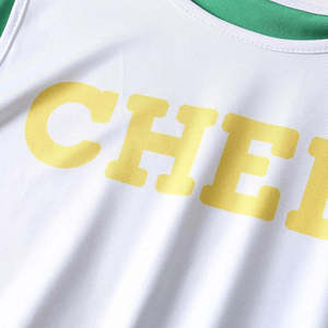 ชุดยูนิฟอร์มเชียร์ลีดเดอร์แขนสั้นและแบบไม่มีแขน ราคาสมเหตุสมผล คุณภาพระดับมืออาชีพ - Product Image 4