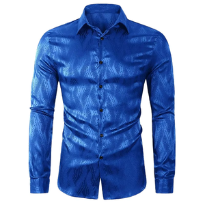 Camisa Formal de Manga Larga, Corte Entallado, Directo de Fábrica, Camisa de Algodón de Manga Larga para Hombre, Marca Privada Disponible - Product Image 6