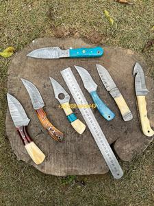 Couteau pliant à lame Drop Point 1, acier Damas, qualité industrielle, 8 pouces, garantie 3 ans - Product Image 3