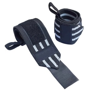 Premium Wrist Wraps Adjustable Hook Loop Gym Support Weightlifting Wrist <b>Straps</b> Fitness Wrist Wraps Training Gear Gym gears - Product Image 1