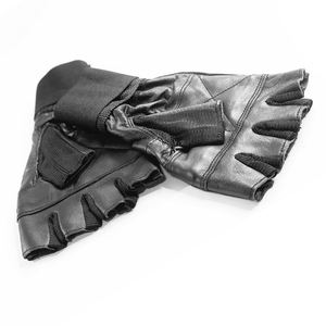 Gants de musculation gris demi-doigts pour l'entraînement, le fitness, la musculation et le powerlifting - Product Image 2