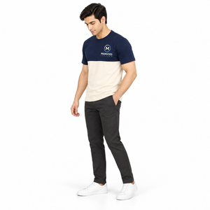 เสื้อยืดแขนสั้นผู้ชาย พรีเมี่ยมคุณภาพ ผ้าฝ้ายหนา 200 GSM สีพื้น ทรงหลวม สกรีนลายตามสั่ง - Product Image 3