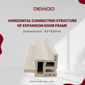 WPC กรอบประตู K100 K125 K200 K240 K160คุณภาพสูงสไตล์ใหม่ WPC dewoo สีขาวกันน้ำ - Product Image 6