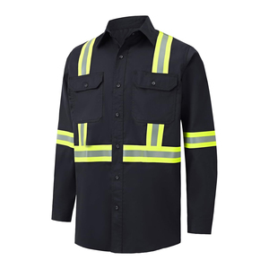 Vêtements de travail réfléchissants de haute qualité pour la sécurité industrielle, hauts à haute visibilité, avec faible MOQ et prix abordable - Product Image 1