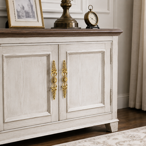 Luxury Antique Solid Brass Cabinet Handle Vintage Floral Furniture Pull Decorative Wardrobe Door Handle Drawer Knob Hardware - Product Image 4