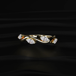 Anillo de diamante cultivado en laboratorio con corte marquesa, certificado IGI, de color D a F, 2.00 ct, en oro, plata, amarillo, blanco, rosa, con brillo radiante y destello atemporal. - Product Image 5