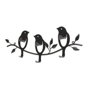 Crochet mural en fonte à motif d'oiseau, finition antique, crochet mural multifonctionnel, matériau de haute qualité, aspect rustique - Product Image 4