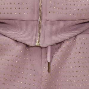 Survêtement en strass surdimensionné brodé personnalisé OEM en gros - Product Image 4