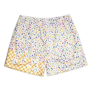 Shorts de Playa para Hombre con Estampado de Flores, Cintura Elástica, Secado Rápido, Tejido de Poliéster - Product Image 3