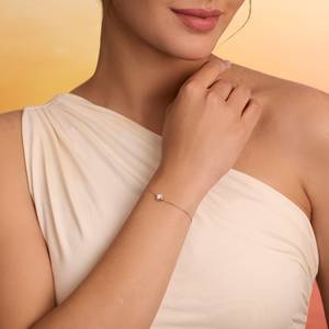 New Luxury Diamond <b>Bangle</b> <b>Bracelet</b> With Round Cut Center Stone Classic Style Women's Engagement <b>Bracelet</b> - Product Image 3