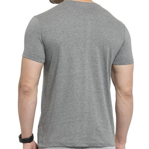Camisetas de verano informales de color liso, camiseta de manga corta para hombre, camiseta de algodón para gimnasio, Fitness, deportes, camiseta de alta calidad para hombre - Product Image 6