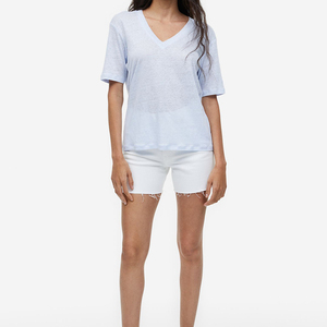 Summer Wear Fashion Wholesale Spring Oversize Blank <b>Top</b> Tees Cropped Plain <b>For</b> <b>Ladies</b> - Product Image 2