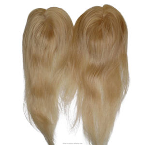 Hermoso cabello sintético Hollywood 100% atado a mano, sistema de topper para mujeres con cabello fino, 100% cabello humano vietnamita - Product Image 6