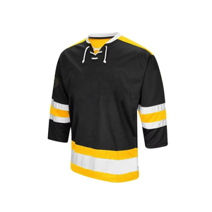 Jersey de Hockey sobre Hielo Personalizado de la Mejor Calidad Superior para Hombres Adultos, Transpirable, con Diseños Impresos Personalizados, 100% Poliéster, Nombre del Equipo Personalizado - Product Image 6