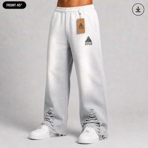 OEM Heavyweight Canvas 420GSM Custom Washed Men's Casual Jogger Pants 100% Cotton Eco-Friendly Breathable Quick Dry - Product Image 6