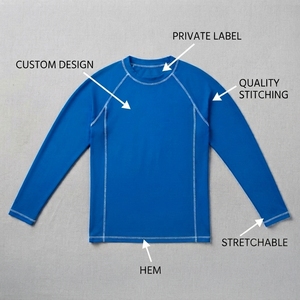 Men Rash Guard Long Sleeve Design For Full <b>Upper</b> Body Protection In Water Sports Men Rash Guard - Product Image 6