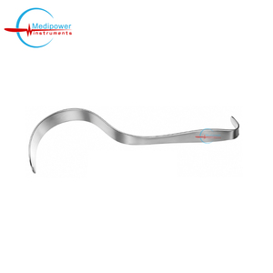 Retractor de Tejido Quirúrgico Pediátrico Curvo de Acero Inoxidable Baby Deaver - Instrumentos de Cirugía Plástica OEM - Product Image 6