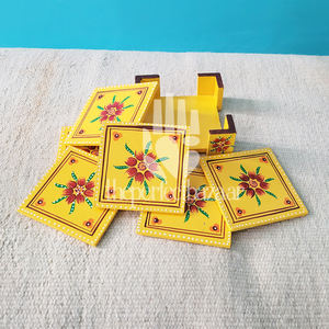 Cesta de Madera Multicolor, Marca theperfectbazaar, Decoración para el Hogar, Hecha en Uttar Pradesh - Product Image 5