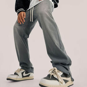 Pantalon décontracté surdimensionné pour homme, effet délavé, fabrication professionnelle, prix de gros, personnalisable – Nouvelle collection en promotion - Product Image 1