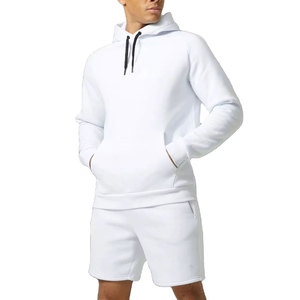 Comfortable Winter Casual Oversized Two Piece <b>Set</b> with Adjustable <b>Hoodie</b> <b>and</b> Matching <b>Shorts</b> 2026 New Style <b>Men</b> - Product Image 1