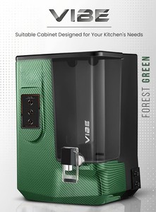 VIBE FOREST GREEN REVERSE OSMOSIS <b>SYSTEM</b> ZINC COPPER ALKALINE TDS <b>system</b> 9L storage capacity LED indicator food grade material - Product Image 2