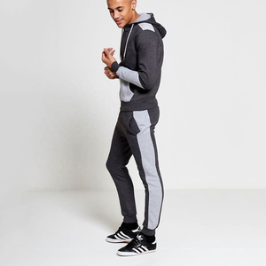 Autumn Custom Logo Breathable Track Suits French Terry <b>Hoodie</b> Set Mens Heavy Weight Thick Fleece Cotton Regular Fit - Product Image 4