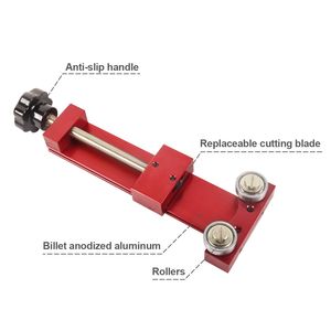 Outil de coupe de filtre à huile pour couper les filtres jusqu'à 5 1/2 pouces de diamètre, rouge 66490 - Product Image 2