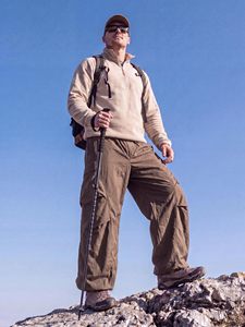 Pantalon cargo homme léger et résistant à l'eau, coupe décontractée, fournisseur en gros - Product Image 3