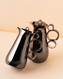 Pot à thé en acier, pot à boissons chaudes, équipement de café, cafetière moderne pour la cuisine - Product Image 2