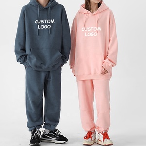 Conjunto Deportivo de Dos Piezas para Hombre con Logotipo Personalizado al por Mayor, Chándal Color Block, Traje Deportivo Unisex Holgado de Poliéster para Correr - Product Image 4