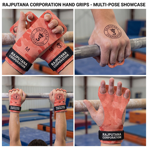 Workout Bodybuilder Weightlifting Genuine Leather Unisex Camouflage Gym <b>Trainer</b> Pull Hand Grip Adjustable Breathable - Product Image 4