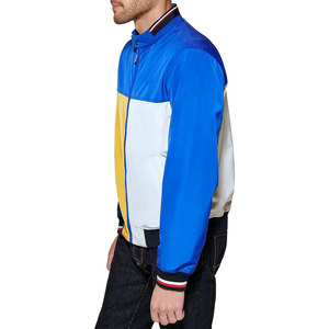 Blouson d'hiver résistant au vent pour homme, personnalisé avec logo, col montant, doublure polaire, en toile, coupe-vent, style bomber, pour le cyclisme en extérieur, vente en gros - Product Image 6