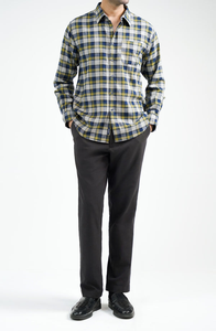 Mens Premium <b>Plaid</b> Flannel <b>Shirt</b> Made in Pakistan Custom Cotton Checkered Casual Button Up Long Sleeve Streetwear <b>Shirt</b> - Product Image 3