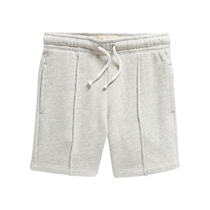 Shorts Bermuda en coton blanc pour homme, taille élastique, décontractés, respirants, tricotés, couleur unie, style jogger - Product Image 1