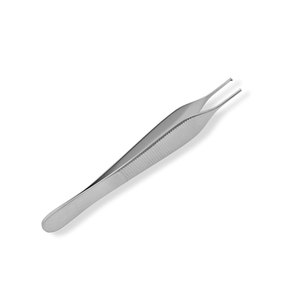 Offre Spéciale – Pinces à tissus Micro Adson 12 cm et 15 cm, 1x2 dents, en acier inoxydable de haute qualité, instruments chirurgicaux de dissection, certifiées CE - Product Image 2