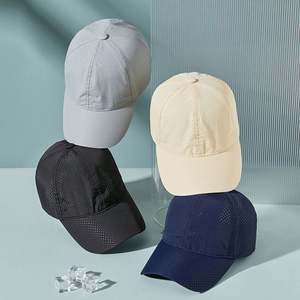 Casquette de baseball à séchage rapide pour grande circonférence de tête, style coréen, protection solaire, casquette à visière - Product Image 1