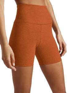 Shorts de yoga compressifs personnalisés pour femmes, mi-longs, respirants, à séchage rapide, pour la gym, le fitness et le sport - Product Image 2